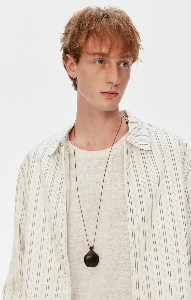 MADWITCH ZIP FRONT RELAXED SHIRT #RW213