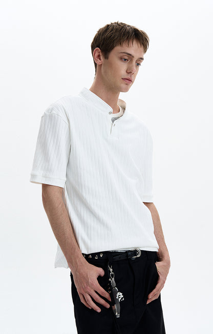 MADWITCH HENLEY NECK SHORT SLEEVE #G1343