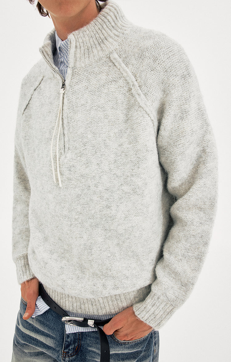 MADWITCH SPLIT NECK SWEATER #MFY238