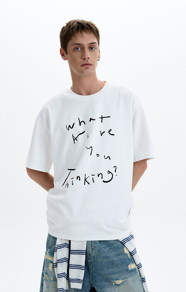 MADWITCH HAND DRAWN GRAPHIC TEE #UT007