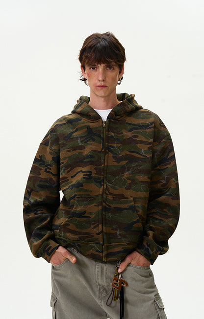 MADWITCH CAMO HOODED SWEATSHIRT #L373