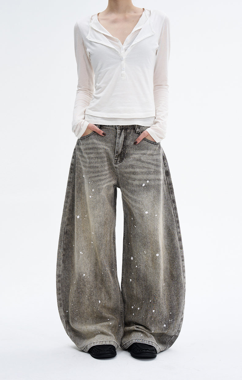 MADWITCH INK SLUNG JEANS #FX066