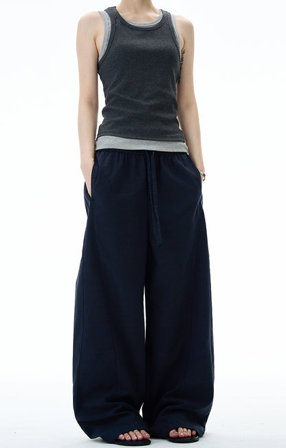 MADWITCH MINIMALIST WIDE LEG PANTS #DS2512