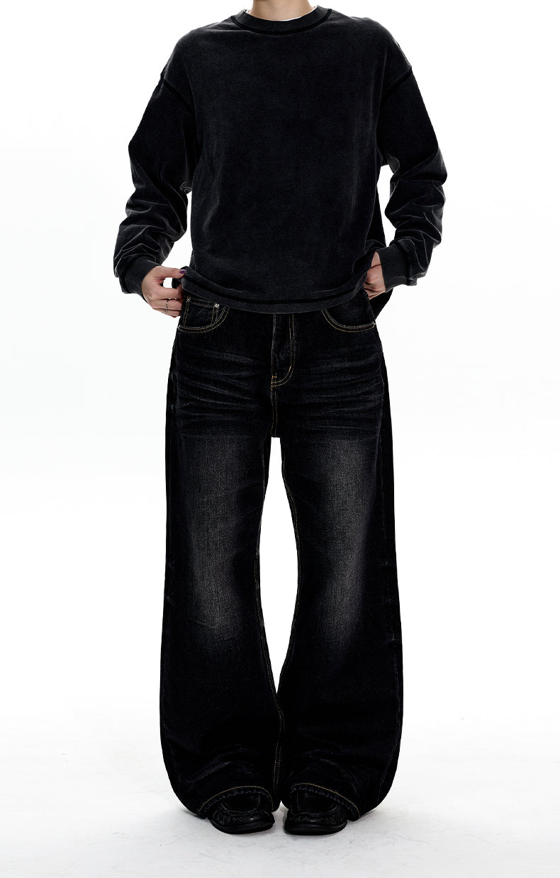 MADWITCH NARROW WASH FLARE JEANS #6118