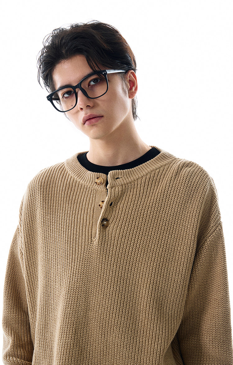 MADWITCH LOOSE KNITTED SWEATER #MFY213