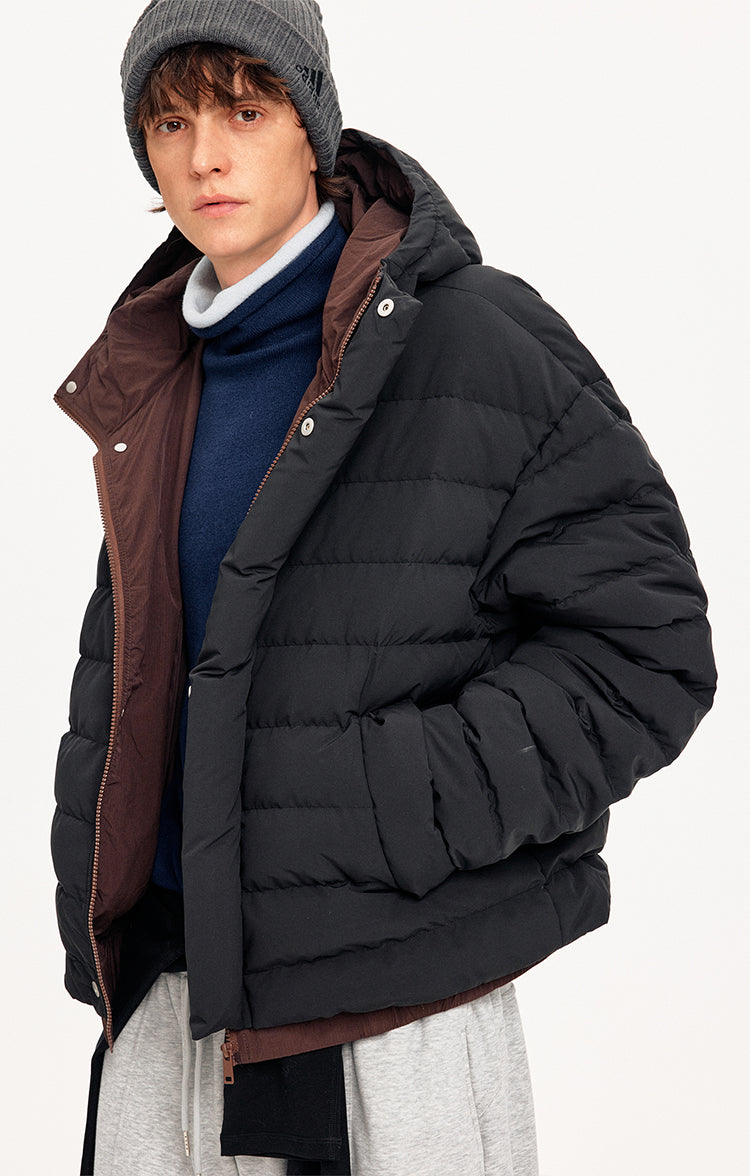 MADWITCH QUILTED HOODED DOWN JACKET #880651
