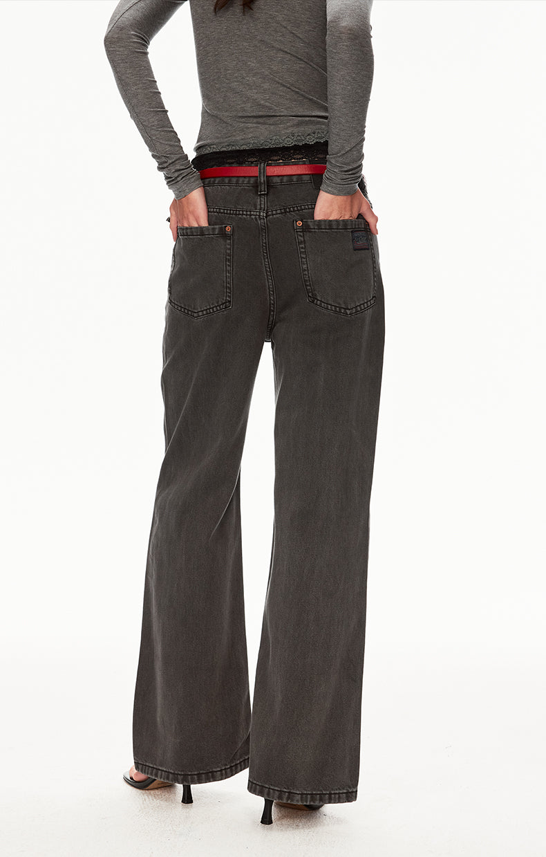 MADWIT FLARE STRAIGHT PANTS #GPC3601N