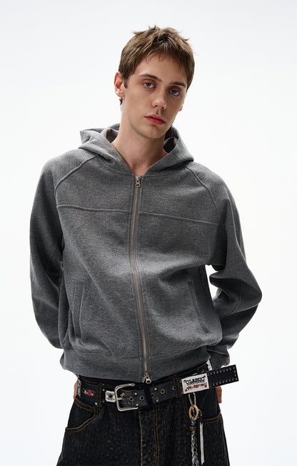 MADWITCH UNISEX HOODED CARDIGAN COAT #RH44