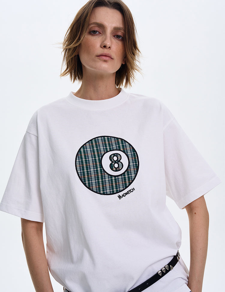 MADWITCH VINTAGE PRINT T-SHIRT #MD4111