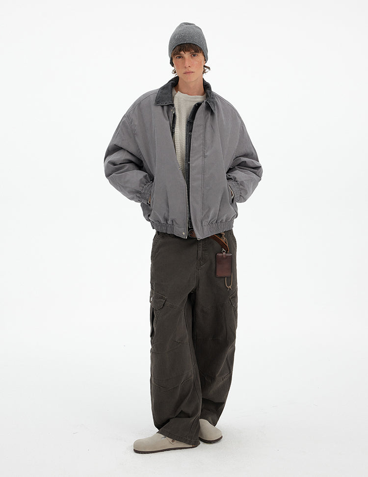 MADWITCH RETRO LAYERED PUFFER JACKET #UN25013