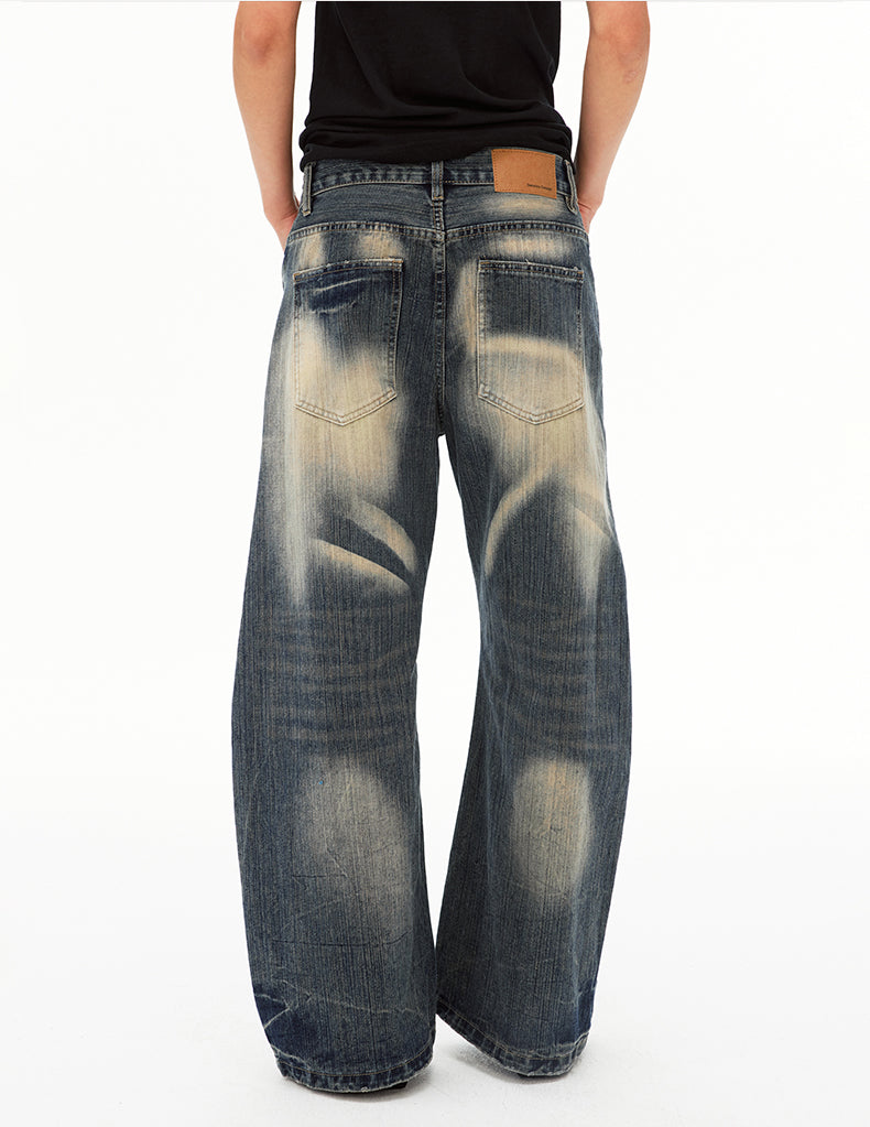 MADWIT VINTAGE WHISKER JEANS #G6898
