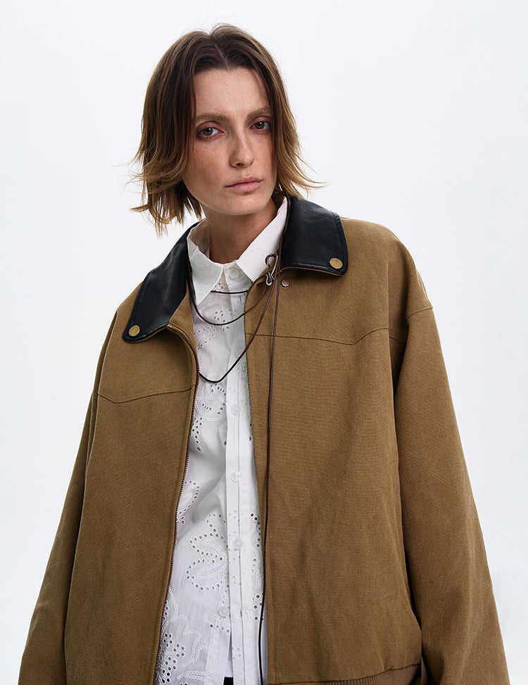MADWITCH BARN STYLE COLOR-BLOCK JACKET #W218