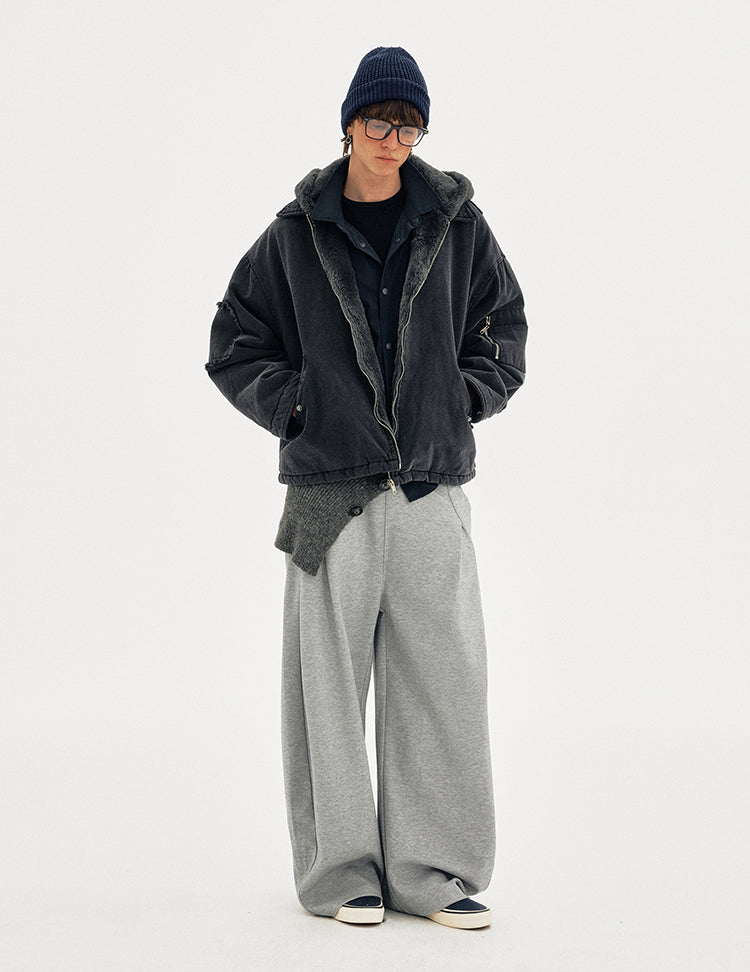MADWITCH FAUX HOOD PARKA #MY128