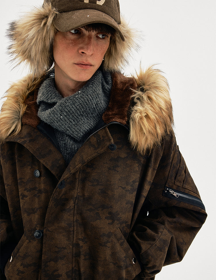 MADWITCH CAMO SHEAR PARKA #AW25123