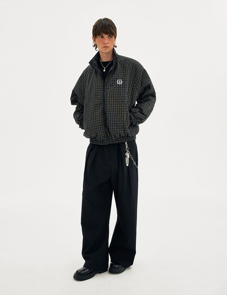 MADWITCH REVERSIBLE CHECK COAT #CW1281
