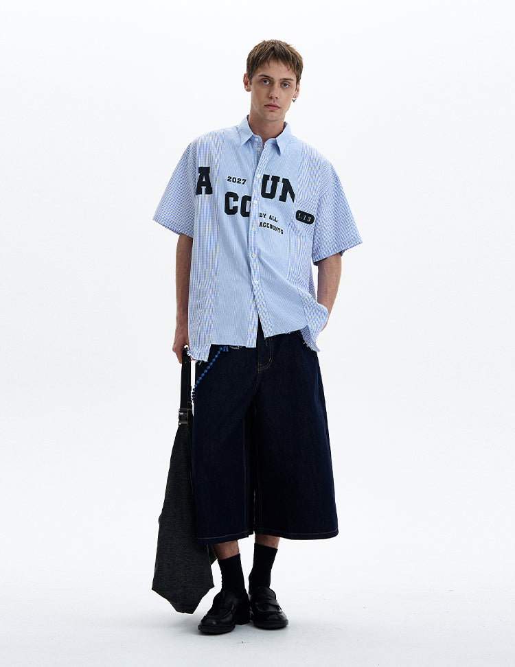 MADWIT RAW EDGE SHIRT #SS328