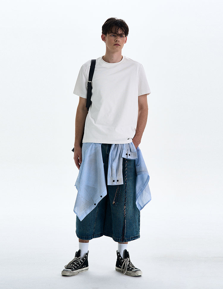 MADWITCH BOXY CREW NECK TEE #RT189