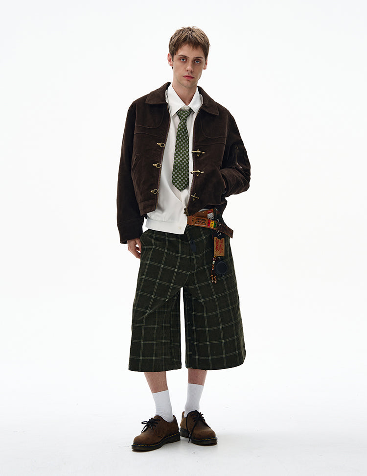 MADWITCH UNISEX PATCHWORK RETRO JACKET #MD256081