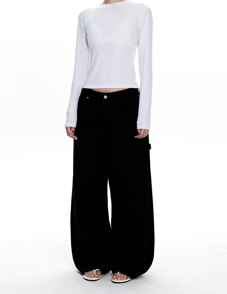 MADWITCH DECONSTRUCTED VINTAGE WORKWEAR JEANS #CK3590