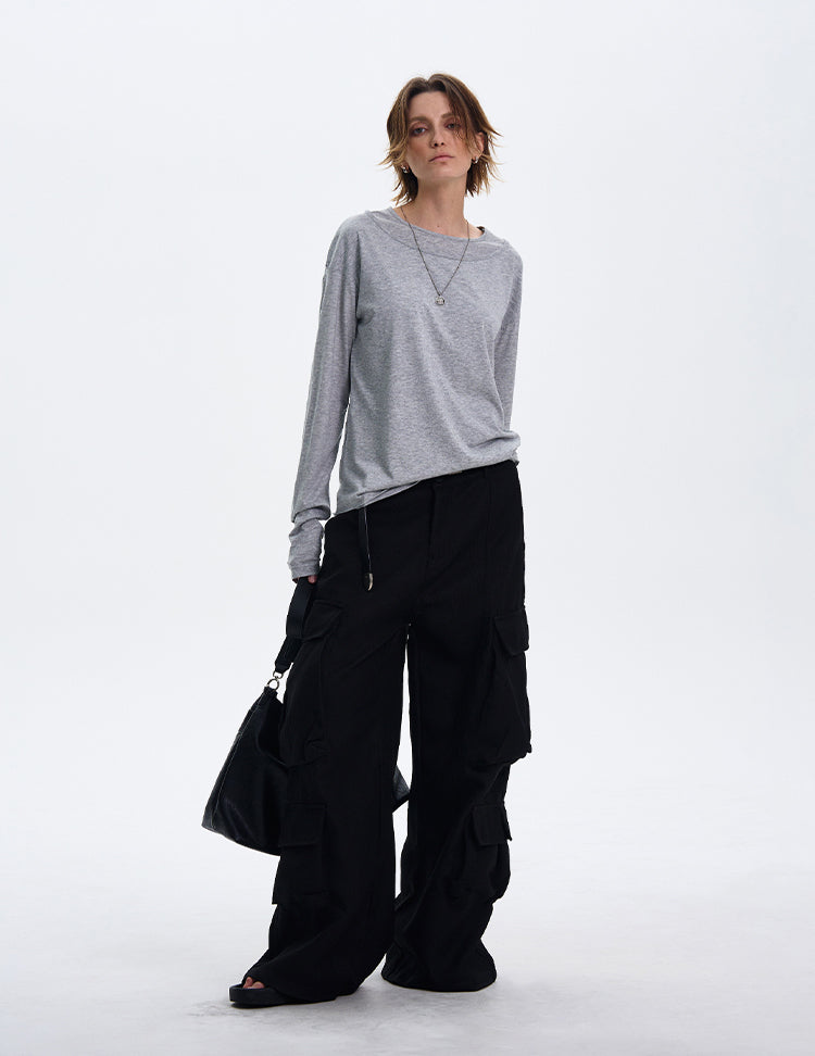 MADWITCH LAYERED DESIGN LIGHTWEIGHT LONG SLEEVE #27302