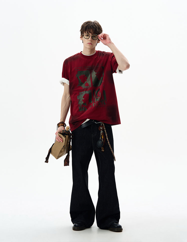 MADWITCH GRAPHIC CASUAL TEE #25703