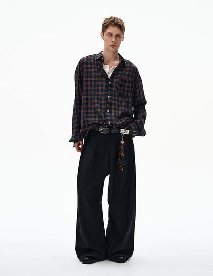 MADWITCH UNISEX VINTAGE OLD MONEY STYLE LONG SHIRT #CR606