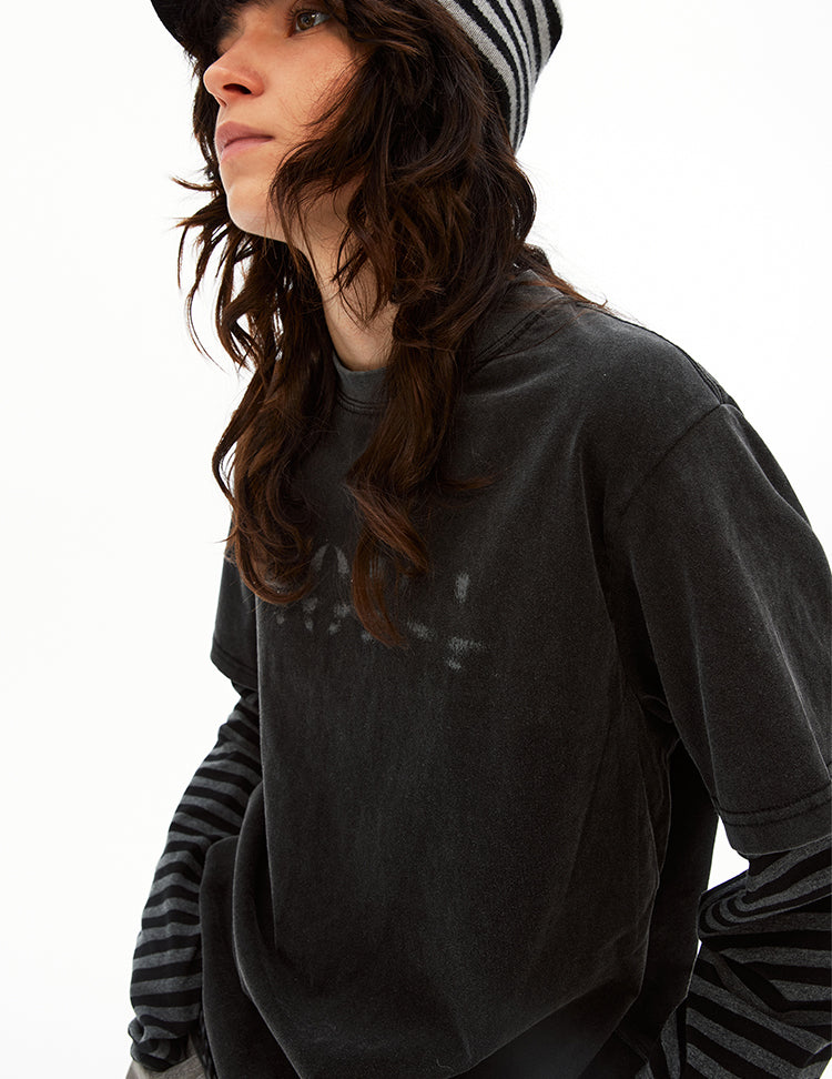 MADWITCH FAUX LAYER TEE #AW26049