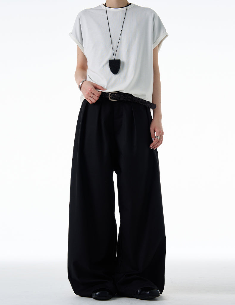 MADWITCH TAILORED DRAPED TROUSERS #C893