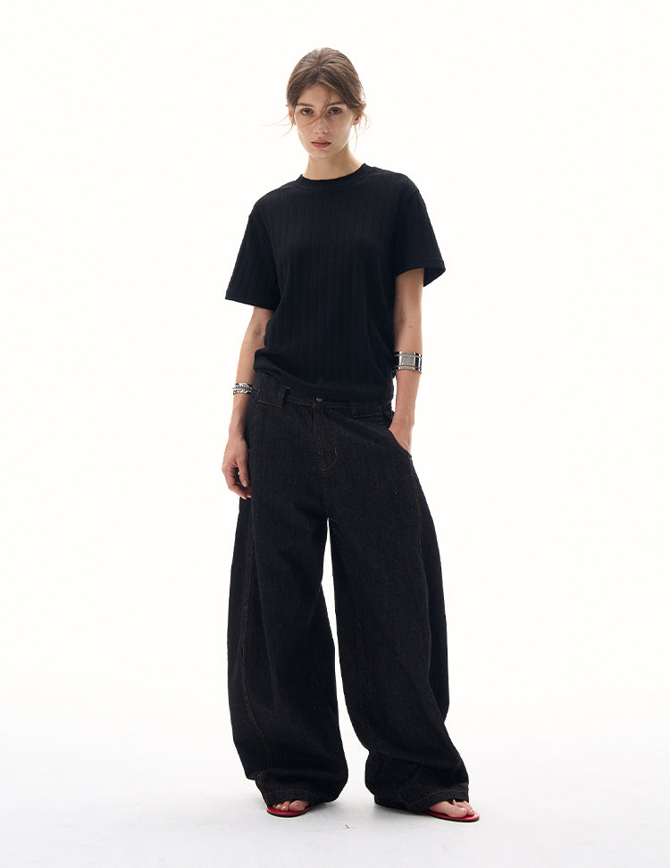 MADWITCH CLASSIC CREW KNIT TSHIRT #R2409