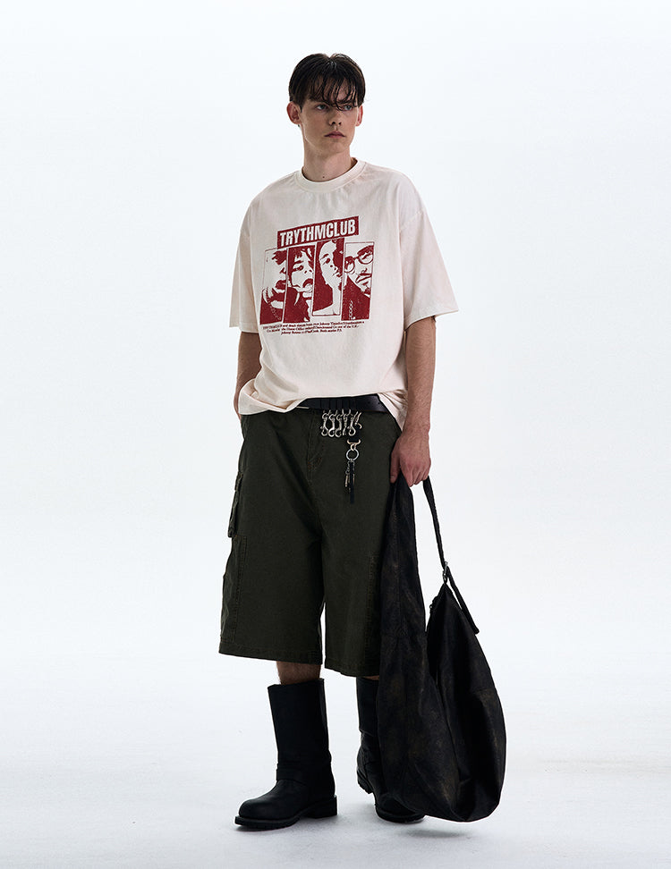 MADWITCH VINTAGE LOOSE FIT T-SHIRT #27304