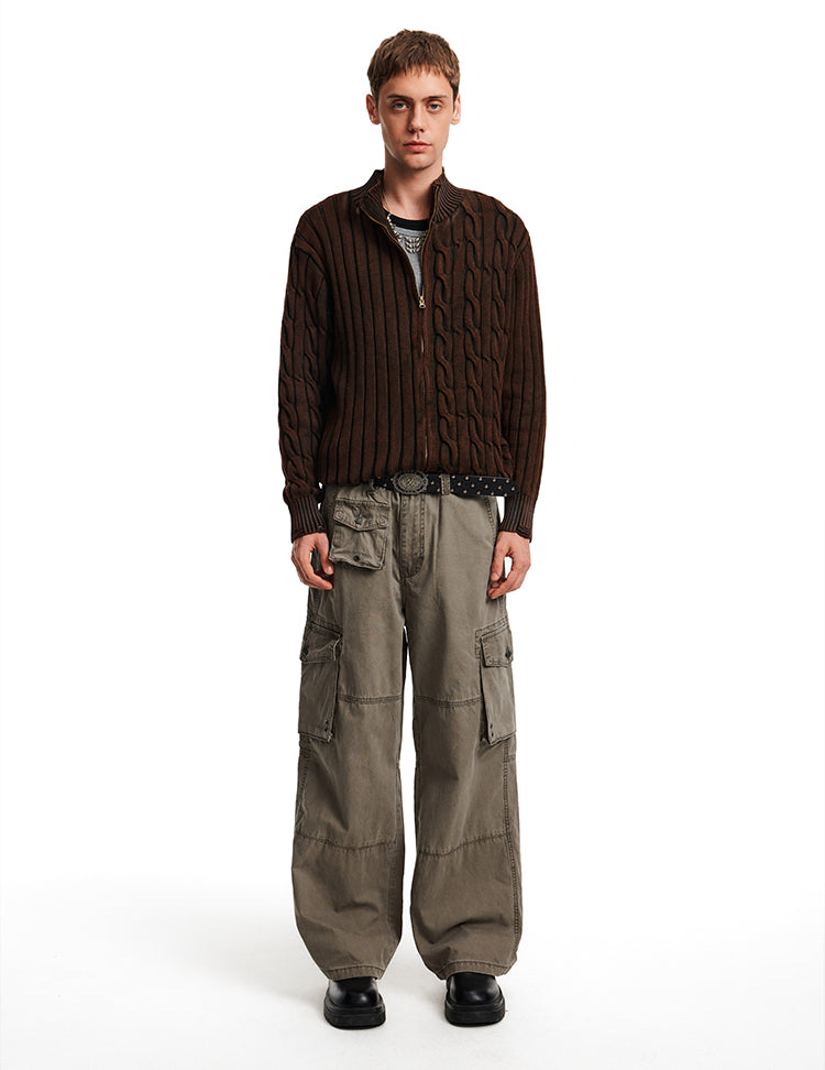 MADWITCH RIB TWIST KNIT #AK069
