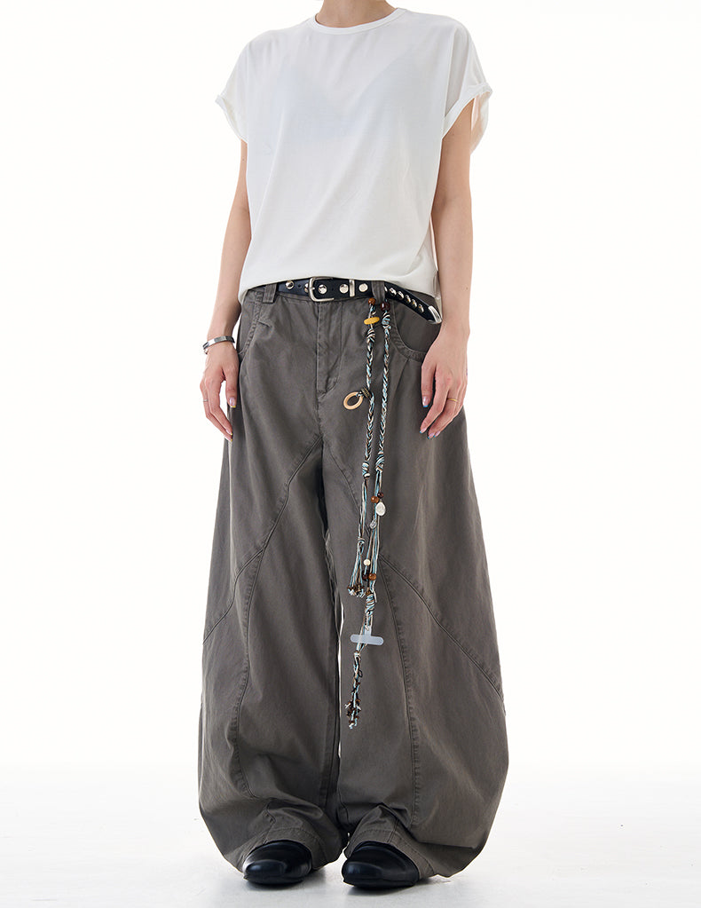 MADWITCH ASYMETRIC PANELED TROUSERS #CK6822