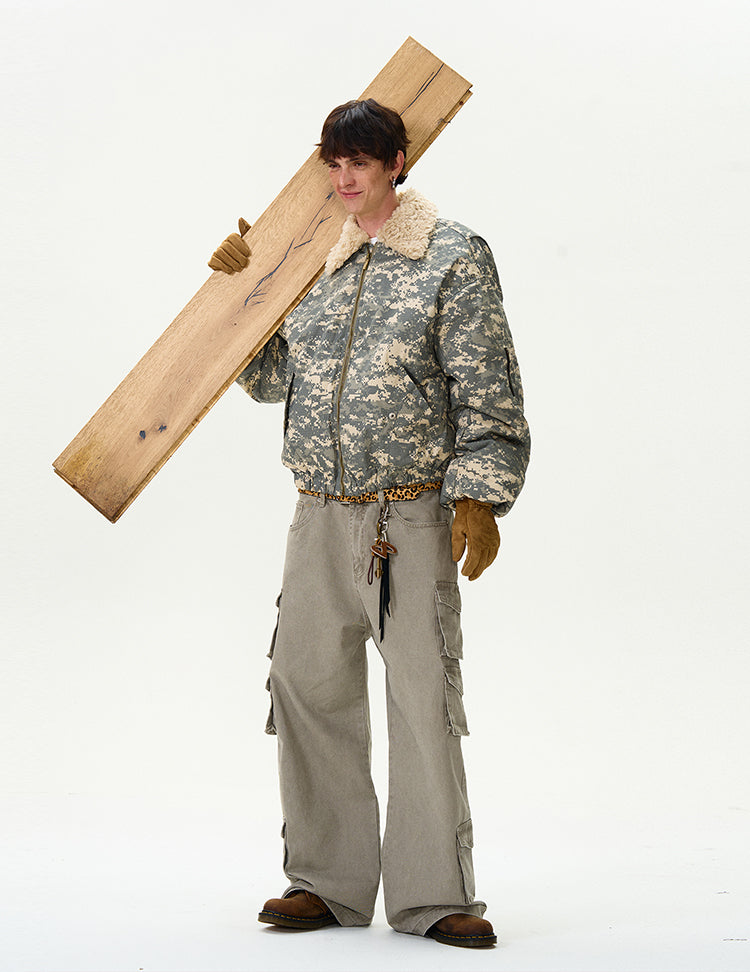 MADWITCH CAMOFLAGE BOMBER JACKET #0194