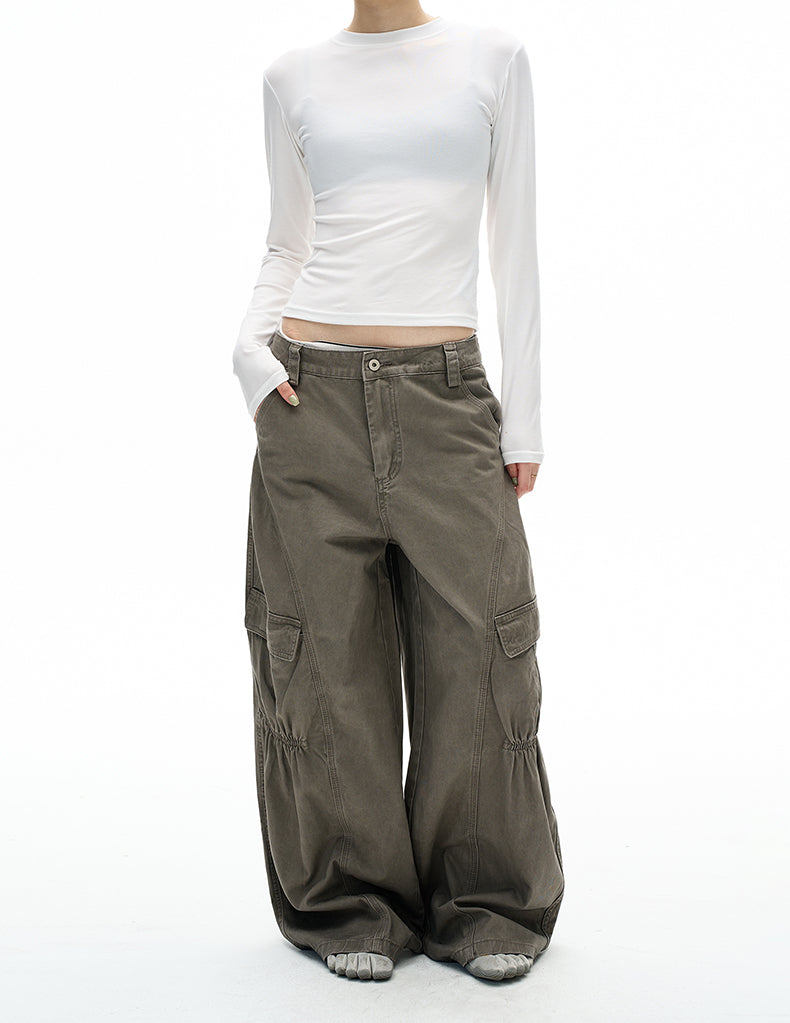 MADWITCH PLEAT CARGO PANTS #6230