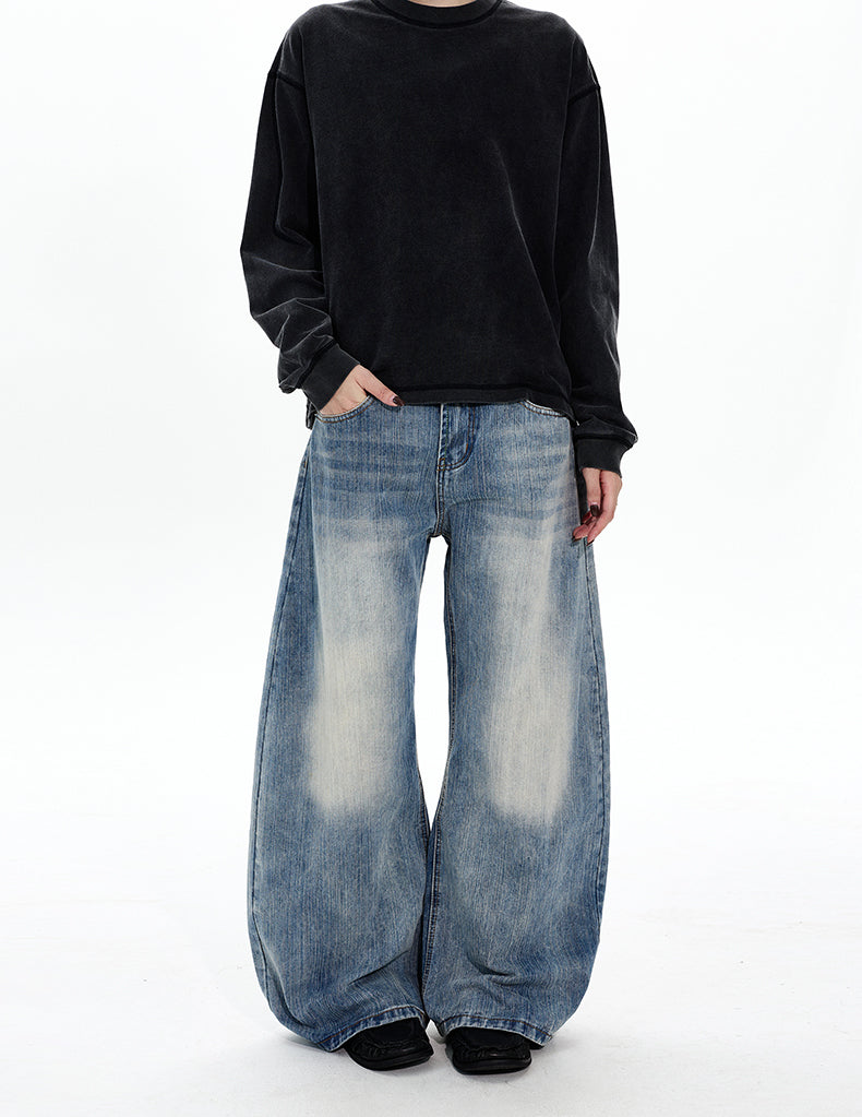 MADWITCH SLUB WIDE DENIM #G6669