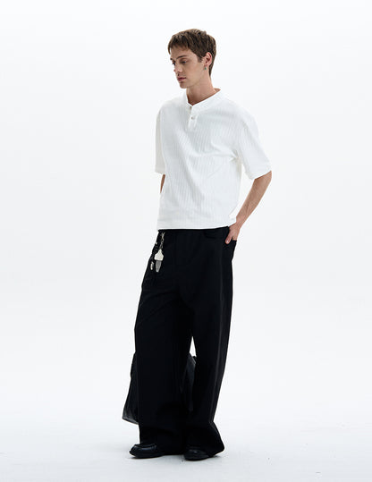 MADWITCH HENLEY NECK SHORT SLEEVE #G1343