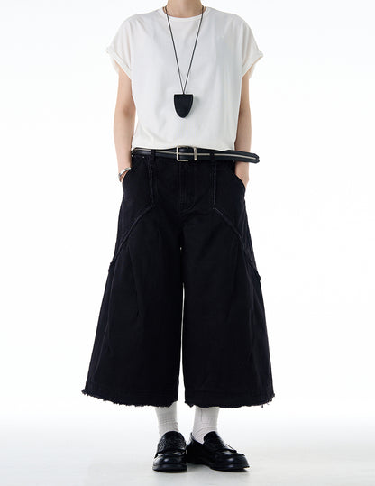 MADWITCH VINTAGE RAW-EDGE CARGOS #CK3529B