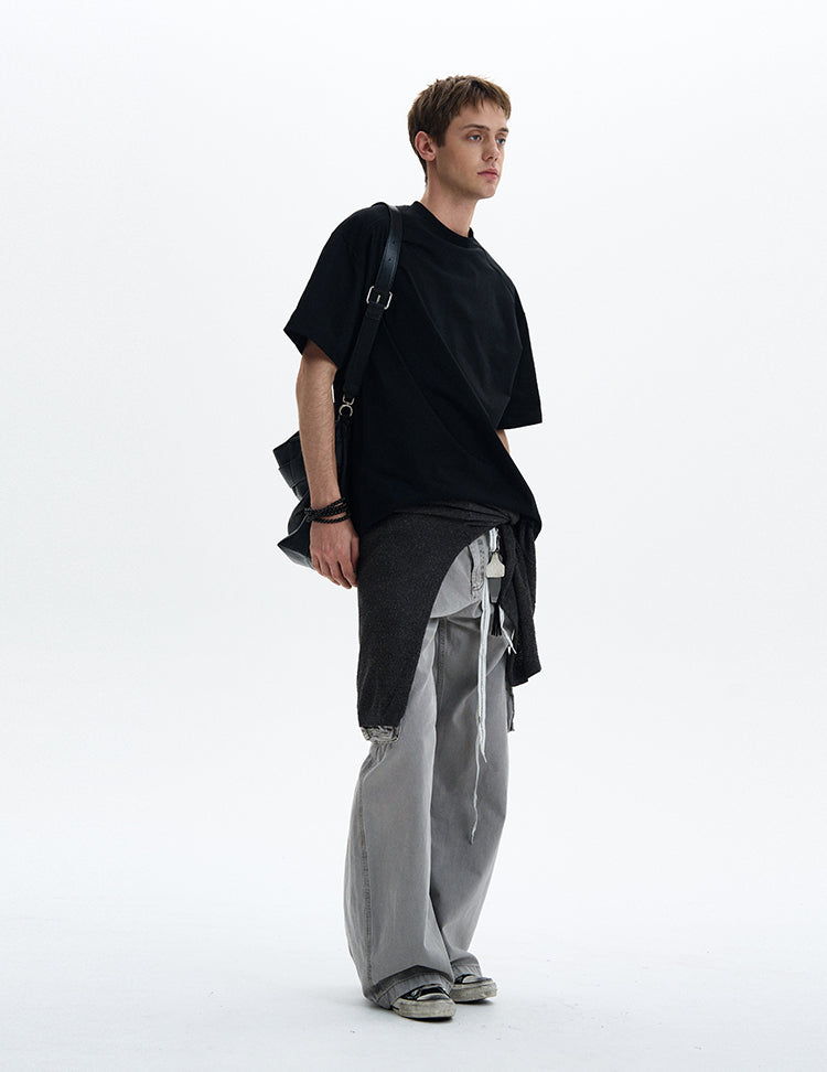 MADWITCH MINIMAL COLLAR TEE #241301