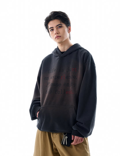 MADWITCH LETTER PRINT HOODIE #RH186