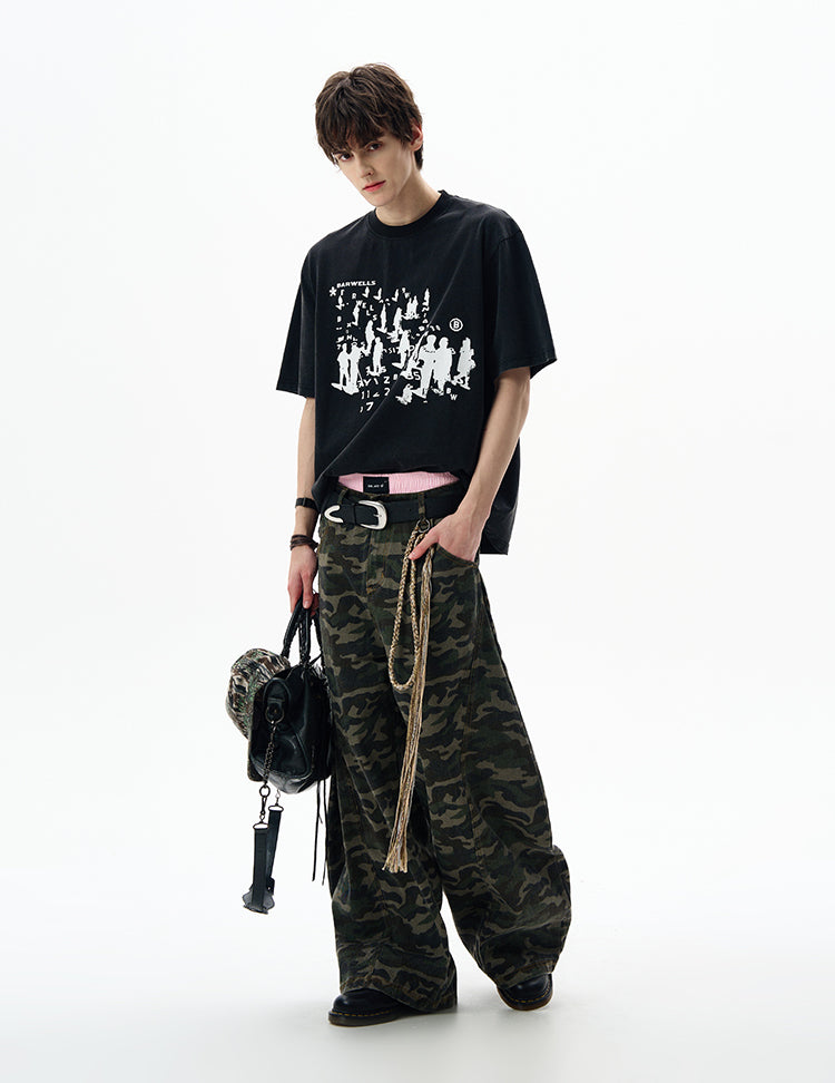 MADWITCH ARTISTIC PRINTED TEE #25707