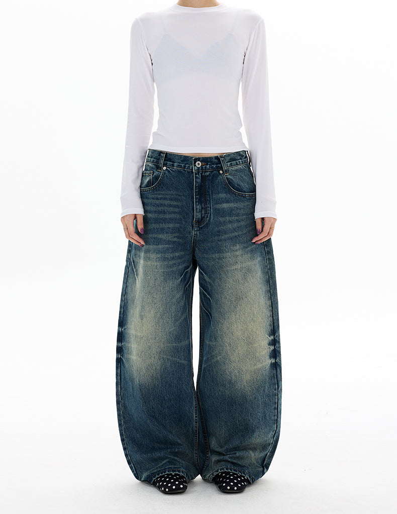 MADWITCH VINTAGE WASHED VIBE JEANS #CK9737