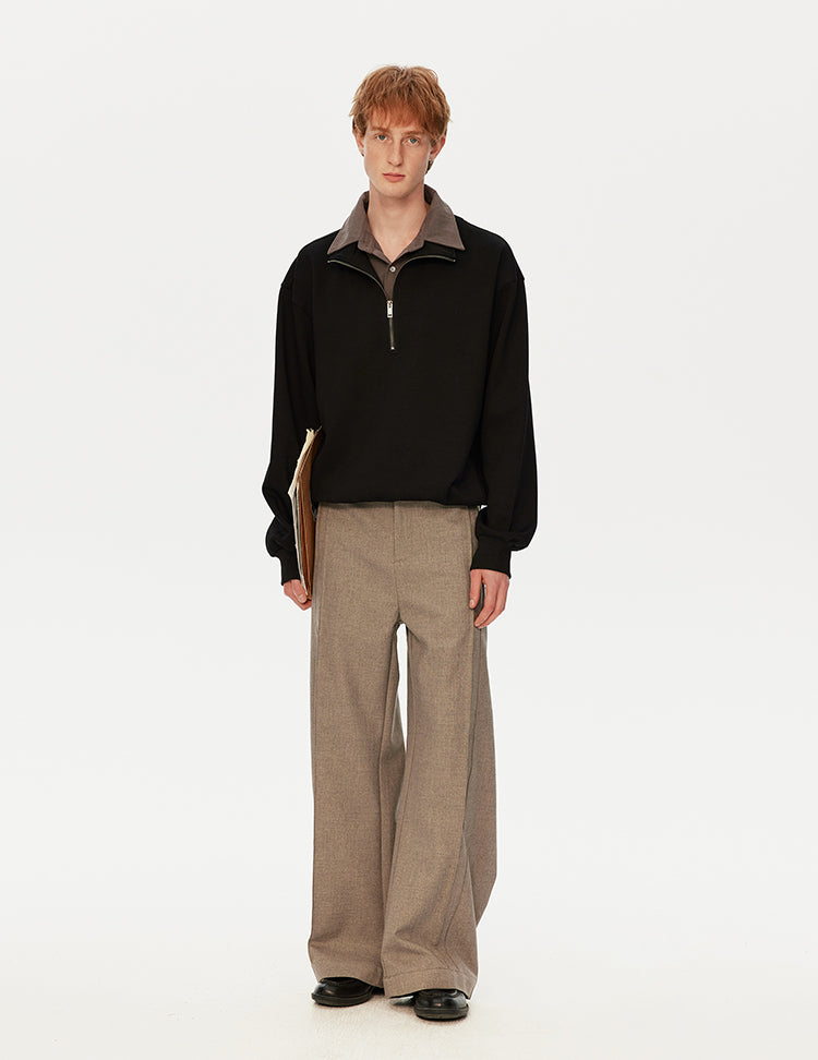 MADWITCH DOUBLE COLLAR SWEATSHIRT #WY730