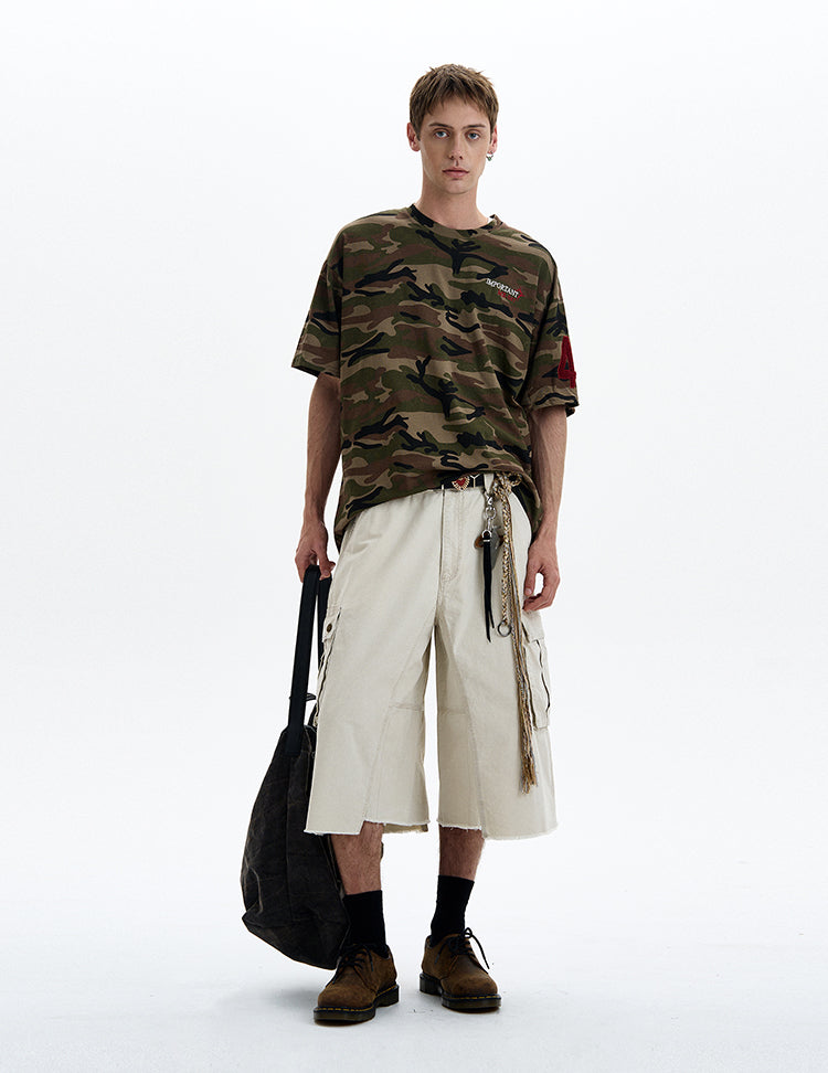 MADWITCH CHCAMO EMBROIDERED TEE #8770