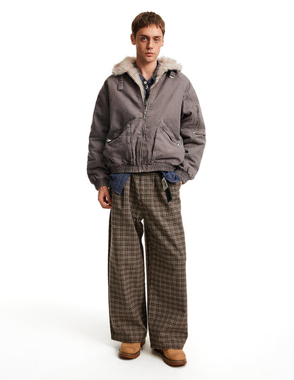 MADWITCH DENIM PILE PARKA #BM350