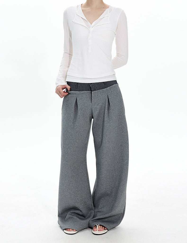 MADWITCH PATCH PLAID PANTS #C967