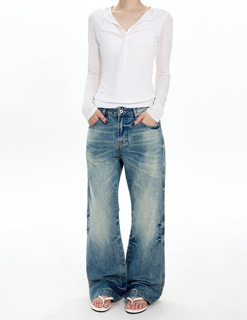 MADWITCH STONE FLARE DENIM #GPC5533N
