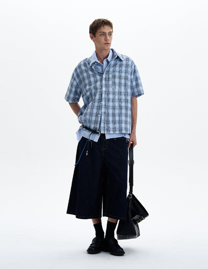 MADWITCH VINTAGE CHECK SHIRT #CR226
