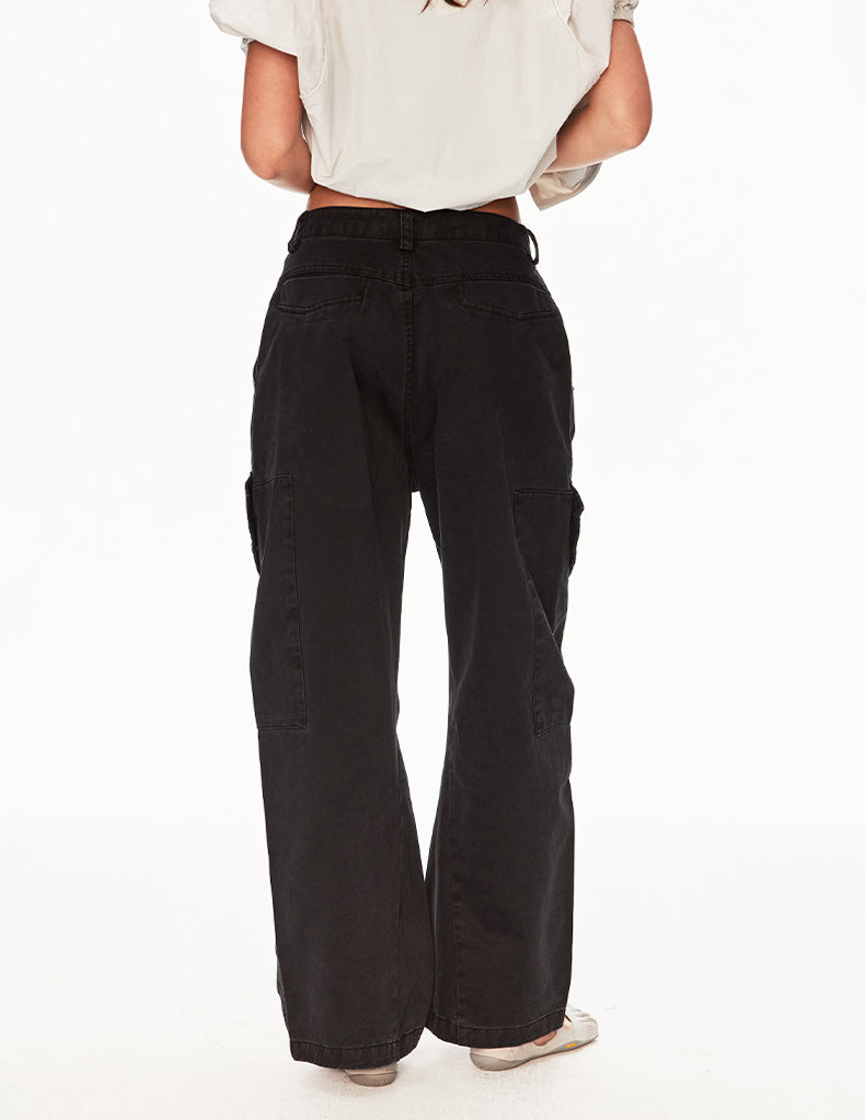 MADWIT VINTAGE WASHED UTILITY PANTS #CK6933