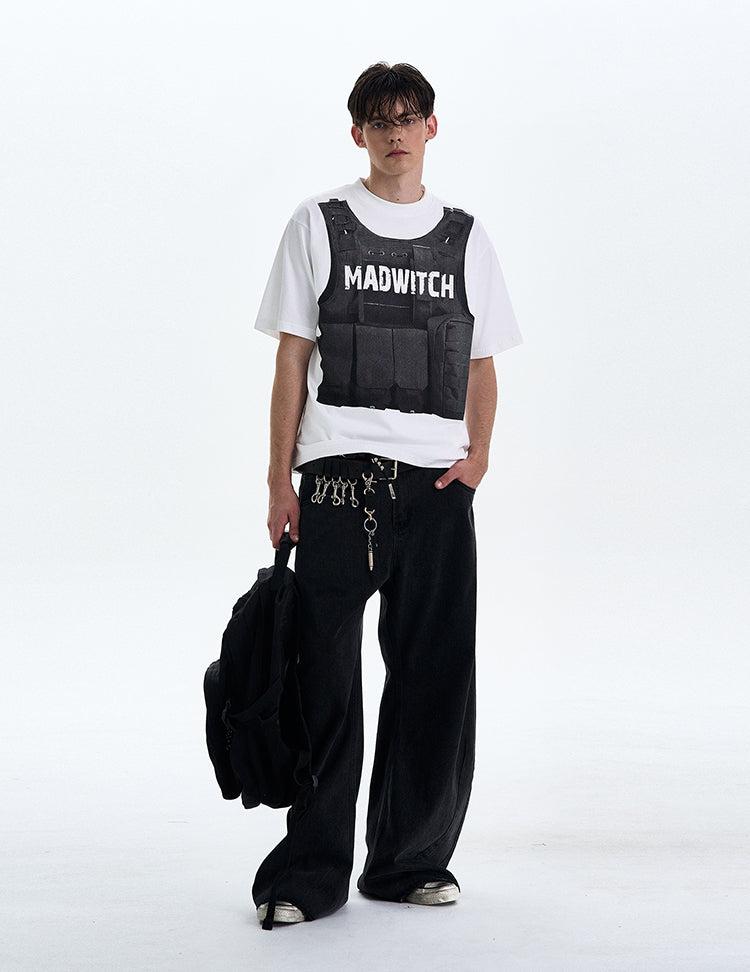 MADWITCH ORIGINAL TACTICAL VEST T-SHIRT #MD4190