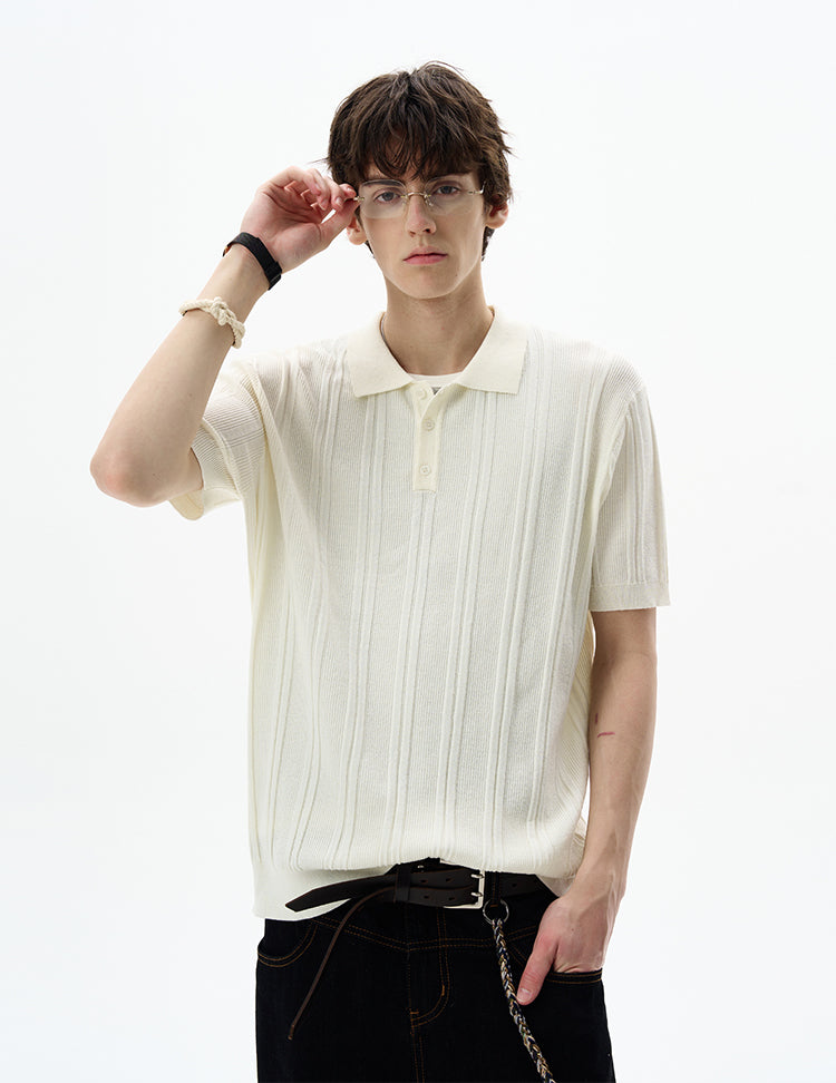 MADWITCH OLD MONEY KNIT TEE #LX0101